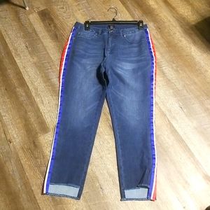 G.I.L.I Jean's with ribbon side accent.